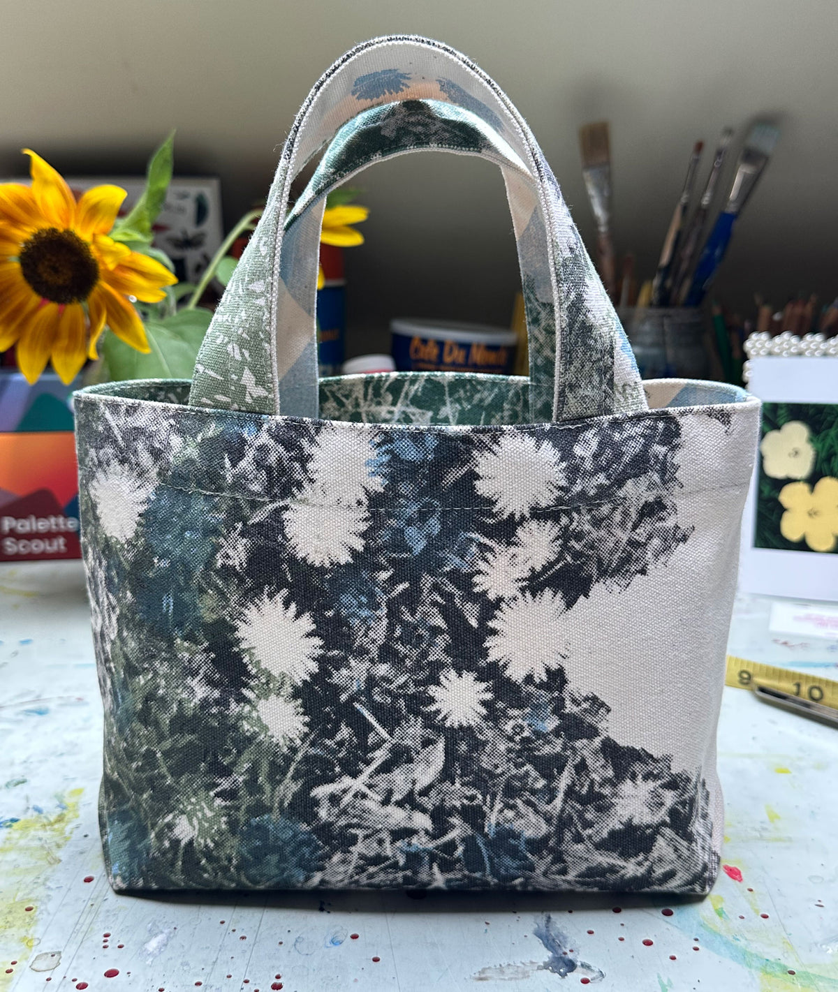 The Baby Canvas Tote - "Break-In" Print